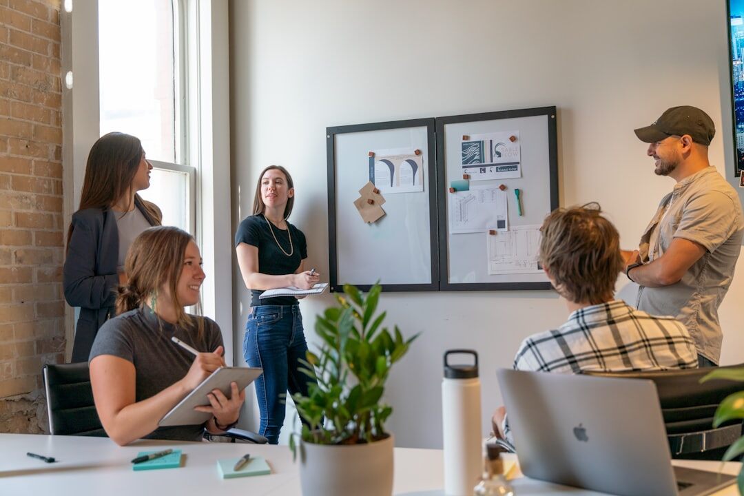 diverse team brainstorming